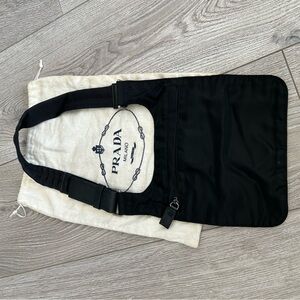 Prada Black Nylon Shoulder Bag